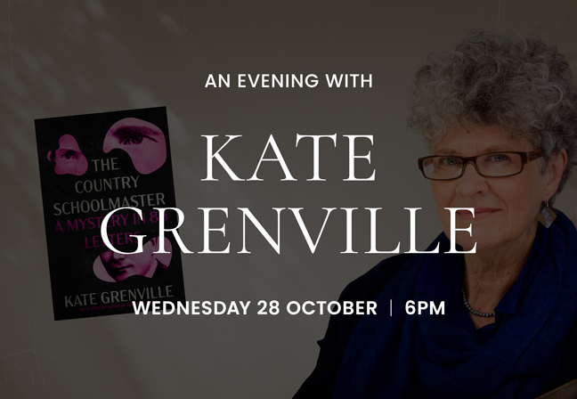 An evening with Kate Grenville